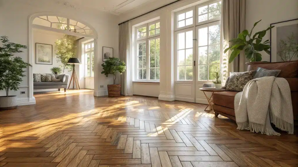 parquet dans maison